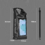 Sac de natation étanche en PVC pour sports de plein air, sacs mobiles, sac à main sec pour la dérive, le rafting, le surf, la salle de sport, les accessoires de plage, 2L, XA394Q 5