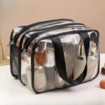 Trousse de toilette transparente