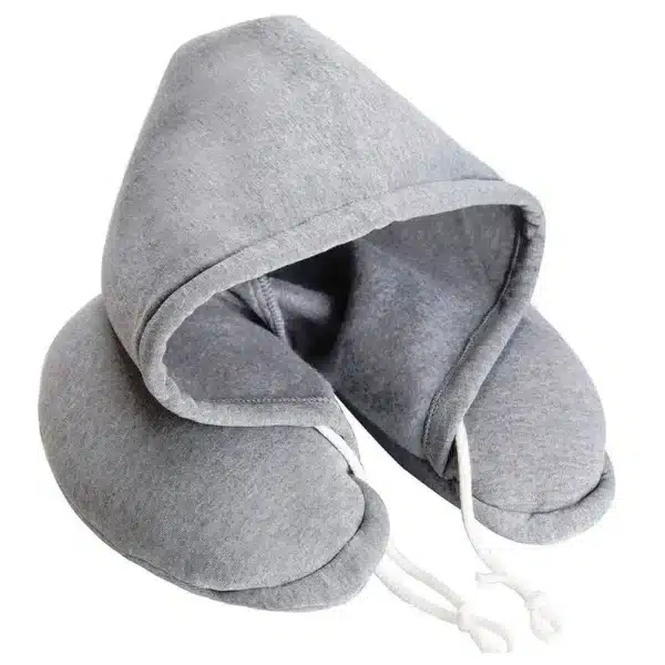 Coussin de voyage avec capuche