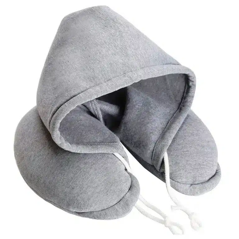 Coussin de voyage avec capuche
